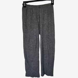 The Reeds Navy Fuzzy Knit Cardigan Sweater Button Front Soft Cozy Womenโs